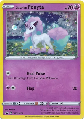 Galarian Ponyta - SWSH013 from SWSH: Sword & Shield Promo Cards