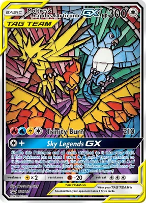 Moltres & Zapdos & Articuno GX from SM Promos
