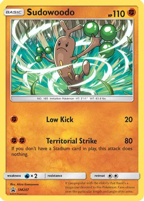 Sudowoodo - SM207 from SM Promos