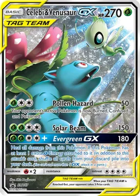 Celebi & Venusaur GX - SM167 from SM Promos