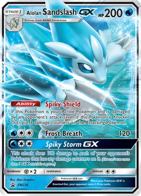 Alolan Sandslash GX - SM236 from SM Promos