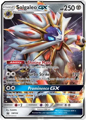 Solgaleo GX - SM104 from SM Promos