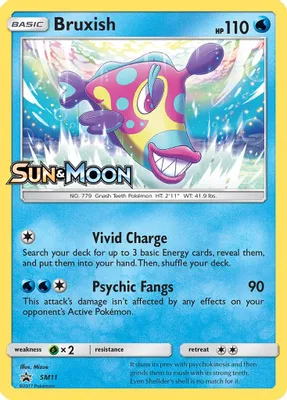 Bruxish - SM11 (Prerelease) from SM Promos