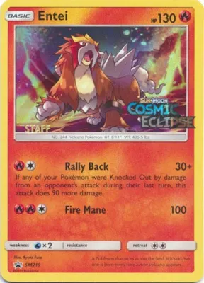 Entei - SM219 (Prerelease) [Staff] from SM Promos