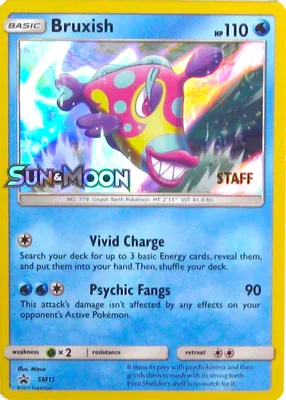 Bruxish - SM11 (Prerelease) [Staff] from SM Promos
