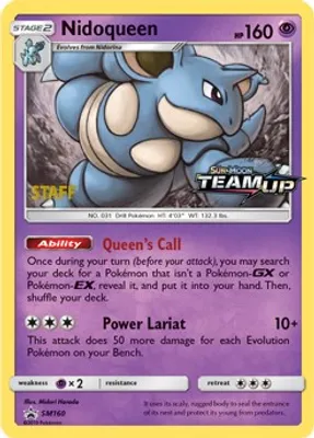 Nidoqueen - SM160 (Prerelease) [Staff] from SM Promos