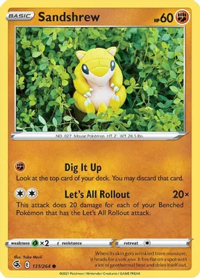 Sandshrew from SWSH08: Fusion Strike