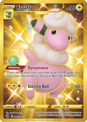 Flaaffy (Secret) from SWSH08: Fusion Strike