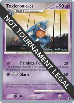 Toxicroak - 2008 (Tristan Robinson) from World Championship Decks