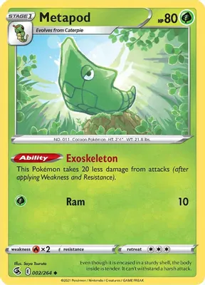 Metapod from SWSH08: Fusion Strike