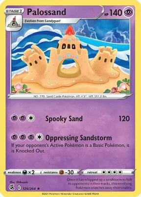 Palossand from SWSH08: Fusion Strike