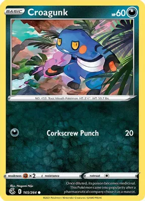 Croagunk from SWSH08: Fusion Strike