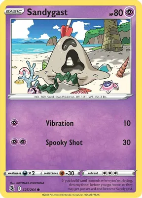 Sandygast from SWSH08: Fusion Strike