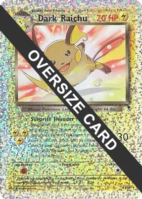 Dark Raichu - S3/S4 (Box Topper) from Jumbo Cards