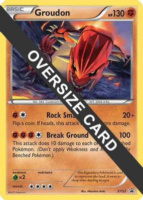 Groudon - XY52 (XY Black Star Promo) from Jumbo Cards