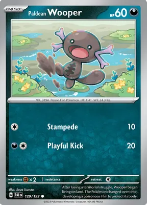 Paldean Wooper - 129/193 from SV02: Paldea Evolved