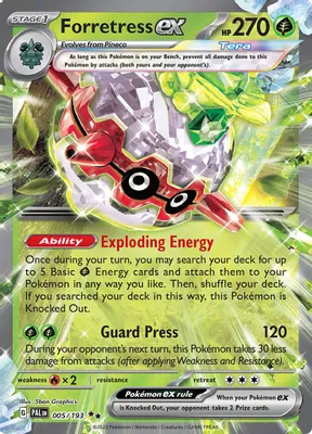 Forretress ex - 005/193 from SV02: Paldea Evolved