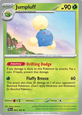 Jumpluff from SV02: Paldea Evolved