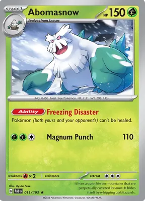 Abomasnow from SV02: Paldea Evolved