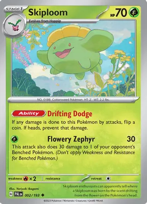 Skiploom from SV02: Paldea Evolved
