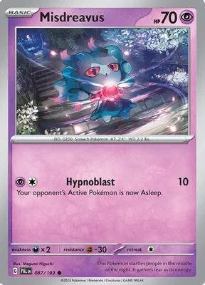 Misdreavus from SV02: Paldea Evolved