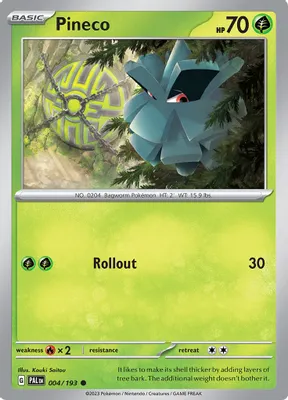 Pineco from SV02: Paldea Evolved