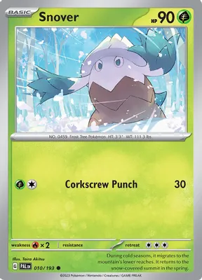 Snover from SV02: Paldea Evolved