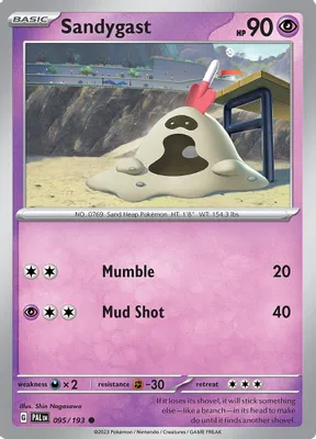 Sandygast - 095/193 from SV02: Paldea Evolved