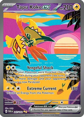 Tapu Koko ex - 247/182 from SV04: Paradox Rift