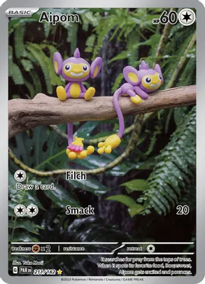 Aipom - 211/182 from SV04: Paradox Rift