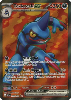 Toxicroak ex - 232/198 from SV01: Scarlet & Violet Base Set
