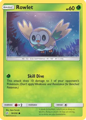Rowlet - 18/236 from SM - Cosmic Eclipse