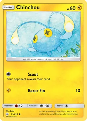 Chinchou from SM - Cosmic Eclipse