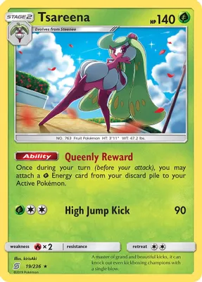 Tsareena from SM - Unified Minds