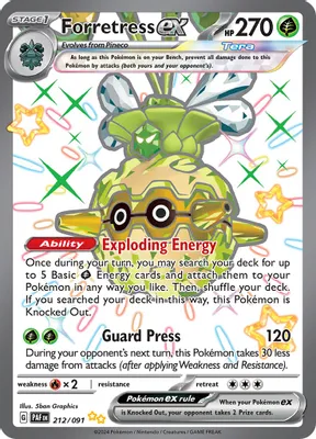 Forretress ex - 212/091 from SV: Paldean Fates