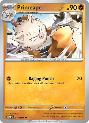 Primeape - 046/091 from SV: Paldean Fates