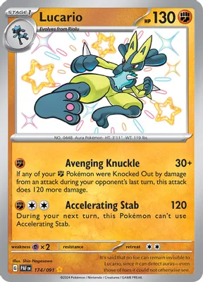 Lucario from SV: Paldean Fates