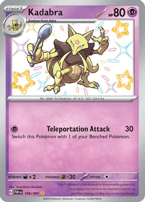 Kadabra from SV: Paldean Fates
