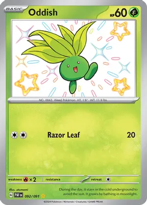 Oddish from SV: Paldean Fates