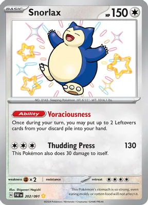 Snorlax from SV: Paldean Fates