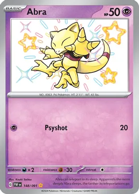 Abra from SV: Paldean Fates