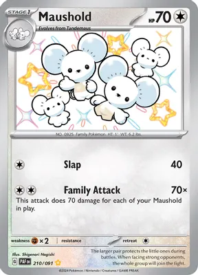 Maushold - 210/091 from SV: Paldean Fates