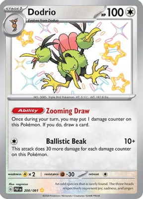 Dodrio from SV: Paldean Fates