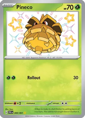 Pineco - 099/091 from SV: Paldean Fates