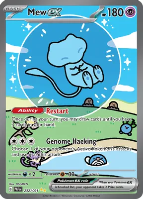 Mew ex - 232/091 from SV: Paldean Fates