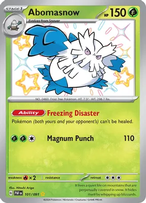 Abomasnow from SV: Paldean Fates