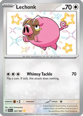 Lechonk - 207/091 from SV: Paldean Fates