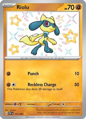 Riolu from SV: Paldean Fates