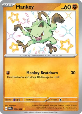 Mankey - 169/091 from SV: Paldean Fates