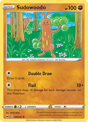 Sudowoodo from SWSH01: Sword & Shield Base Set